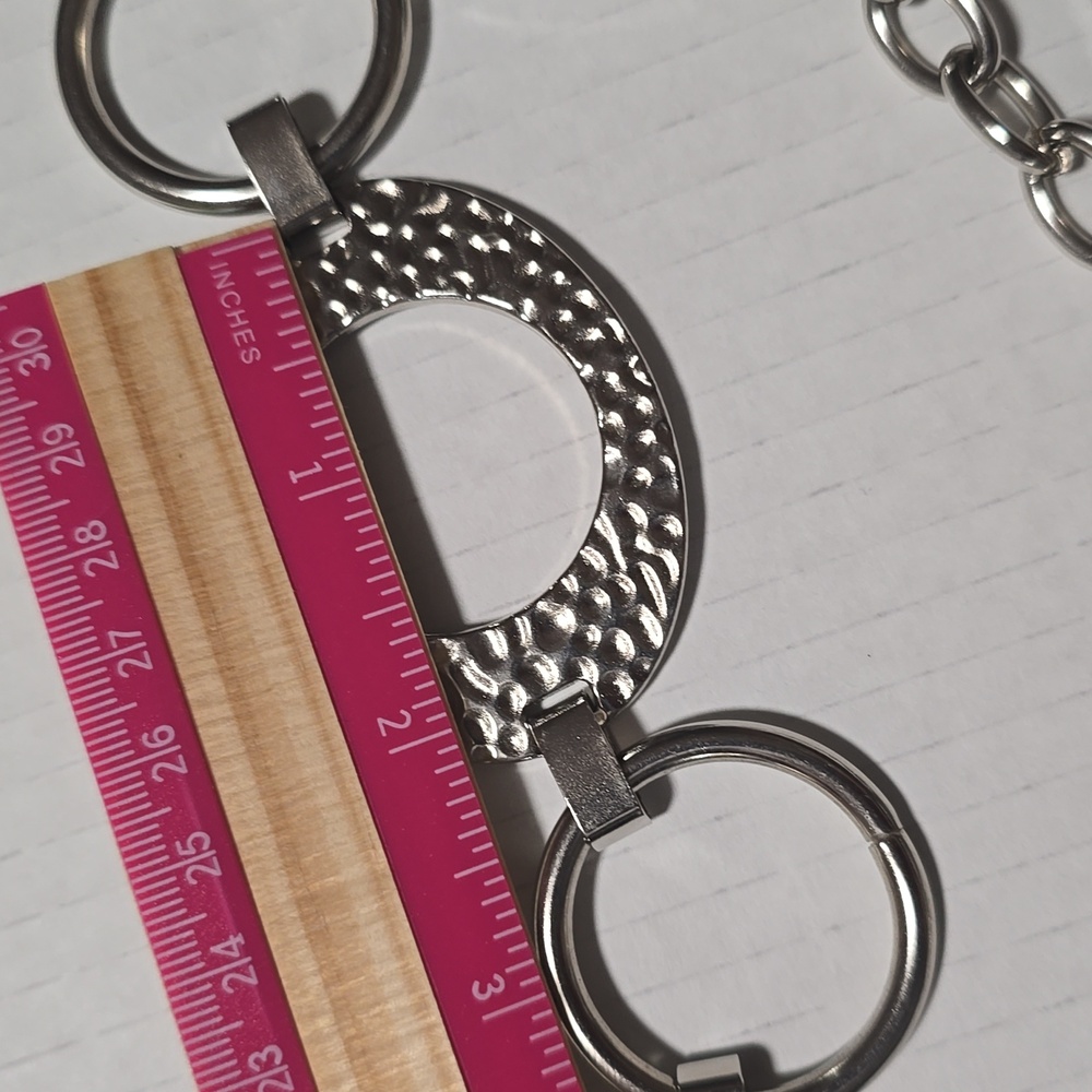 New Nine West Silver Chain Belt - Picture 13 of 16